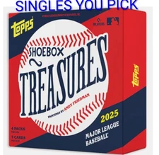 2025 Topps Shoebox Treasures By Andy Friedman  Baseball Base Singles You Pick