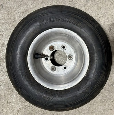 1 BRIDGESTONE  4.50 / 10.0-5 Tire Wheel Go Kart racing Cart Drift Trike Barstool