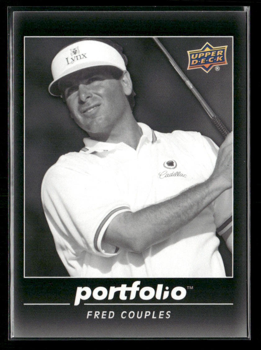 Fred Couples 2024 Upper Deck Portfolio #196 PGA 2 Black & White