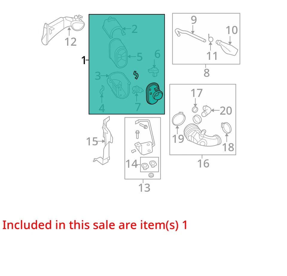 Purificador de aire diésel para camioneta Ford F250SD 10 2980737 Foto 3 de 4