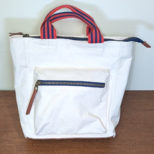 Universal Thread Paxton Mini Rucksack Creme Minimalistisch Canvas Tragetasche
