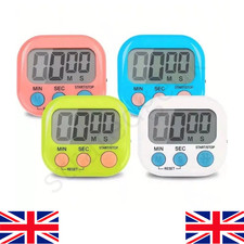 Magnetic LCD Digital Timer Kitchen Cooking Timer Loud Alarm Battery Excluded