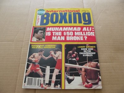 International Boxing Magazine August 1978 Muhammad Ali Sugar Ray Leonard