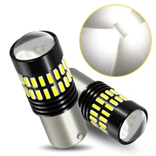 2PCS AUXITO 1156 7506 Reverse LED Backup Light Bulbs White 6000K Canbus Bright