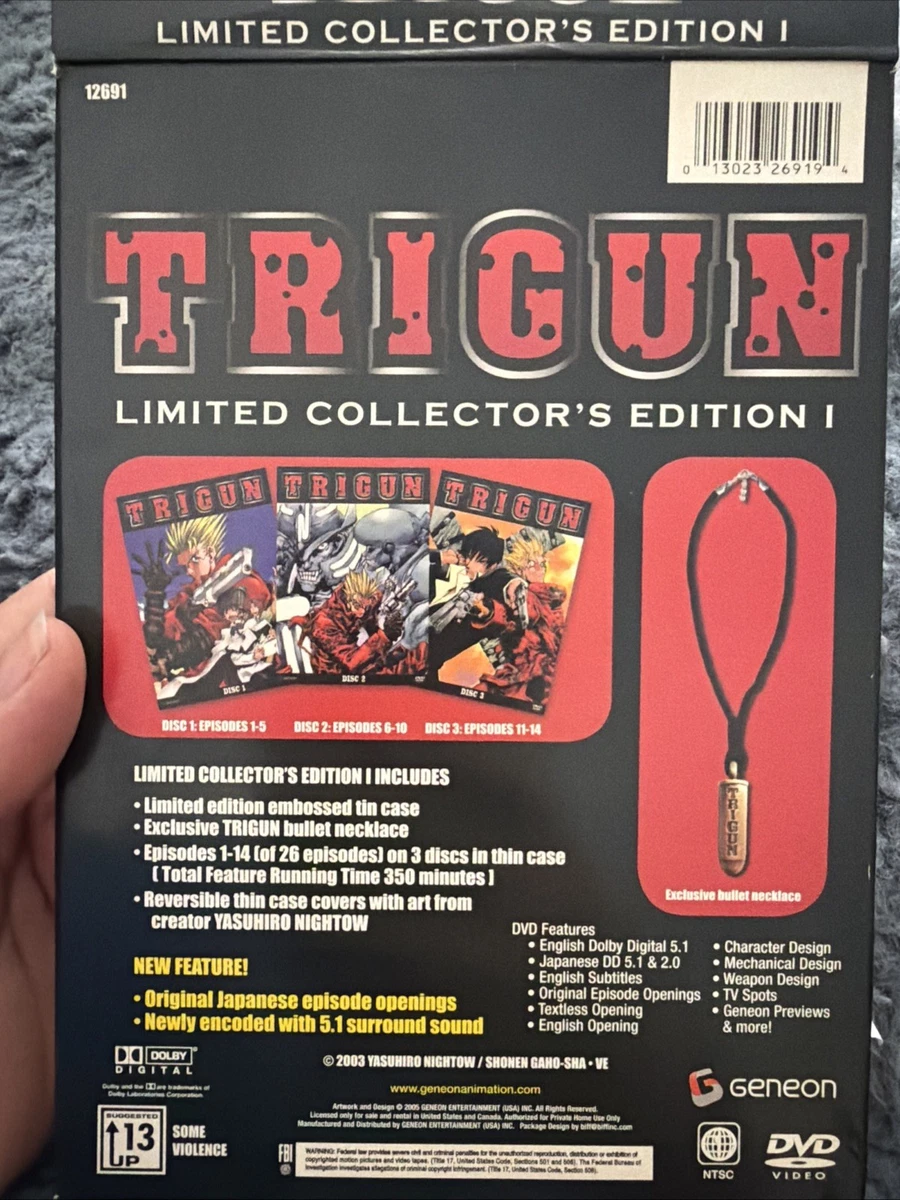 Las mejores ofertas en Edición LIMITADA Trigun DVD | eBay