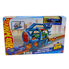 Hot Wheels City - Turbo Jet Car Wash Waschanlage - Rogue Hog Police Polizei Neu