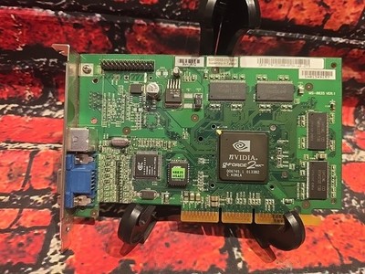 ORIGINAL nVidia gForce 2 MX Graphics Card Model P55 AGP Card N11071 - TESTED