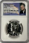 1964 NGC PF68 Proof Silver Kennedy Accent Hair Half JFK Coin 50c Signature Label
