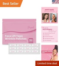 192PCS Face Lifting Tape for Instant Wrinkle Reduction Youthful Skin