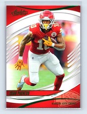2025 Panini Absolute Isiah Pacheco #92 Green Kansas City Chiefs