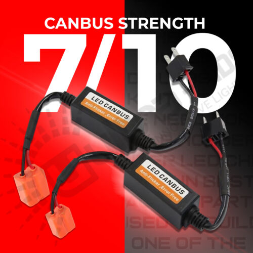 2x H7 LED Headlight Canbus Error Free Warning Resistors Decoder Anti Flicker - Picture 6 of 6