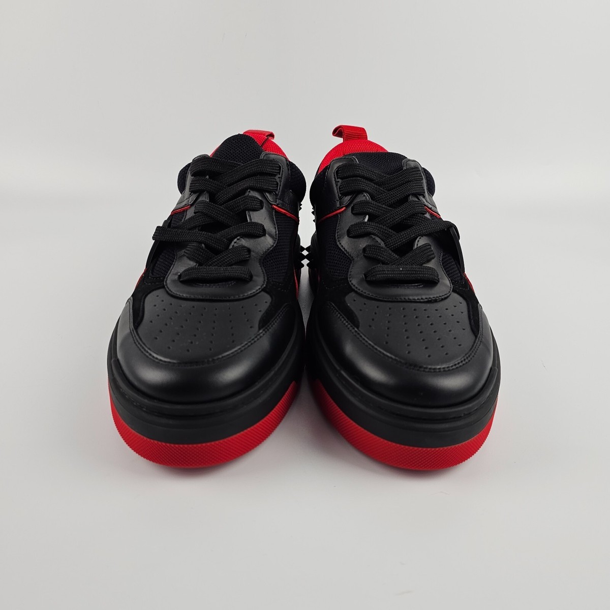 CHRISTIAN LOUBOUTIN Astroloubi Leather Black Sneakers New  display picture 1