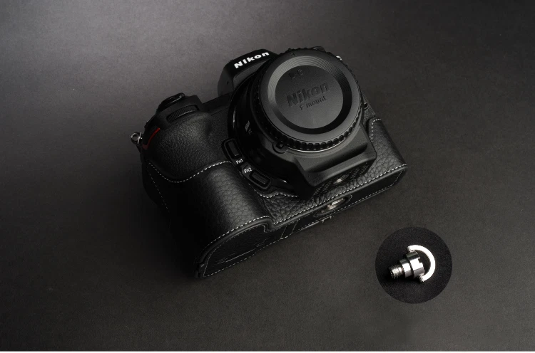 Real Leather Camera Bag Case Cover Grip Belt Strap For Nikon Z5 Z6 Z7 Z6II Z7II - Image 4 of 4