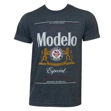 Modelo Especial Grey Logo Tee Shirt Blue