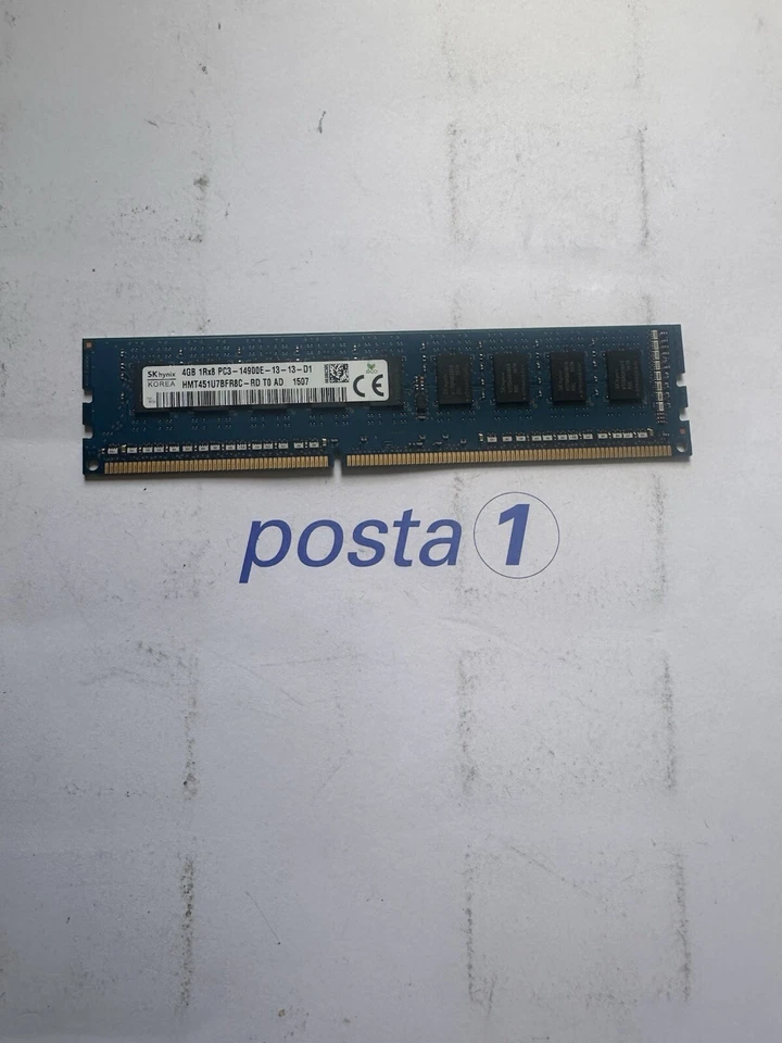 Hynix HMT451U7AFR8C-RD DDR3 Module 4GB (1x4) PC3-14900E DDR3-1860 CL13 ECC - Immagine 2 di 4