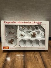 Vintage Steiff Puppen-Porzellan -Service 15 Piece TEA SET Made In Germany 1988