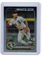 2024 Topps Chrome Baseball Jose Rodriguez RC Chicago White Sox Rookie Card #115. rookie card picture