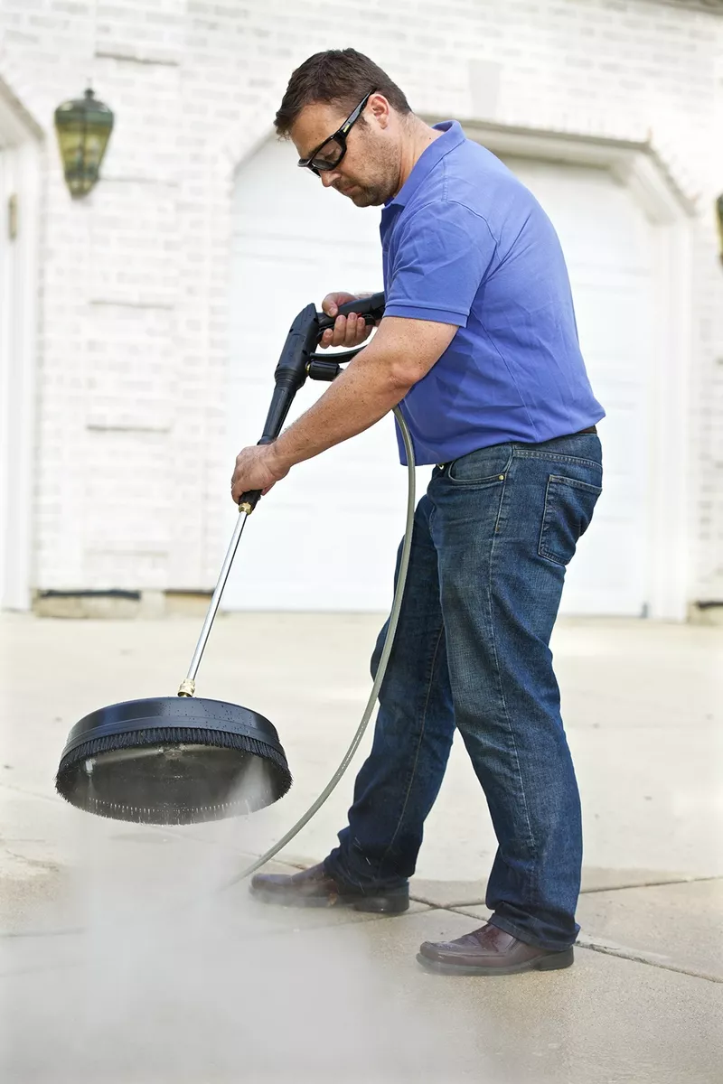 Pressure washer driveway brush deals