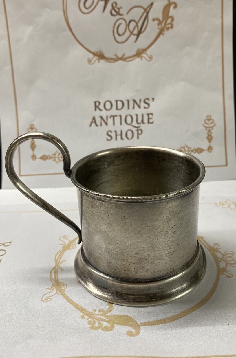 VINTAGE PODSTAKANNIK German Cup Holder Art Krupp Berndof 1900-1940