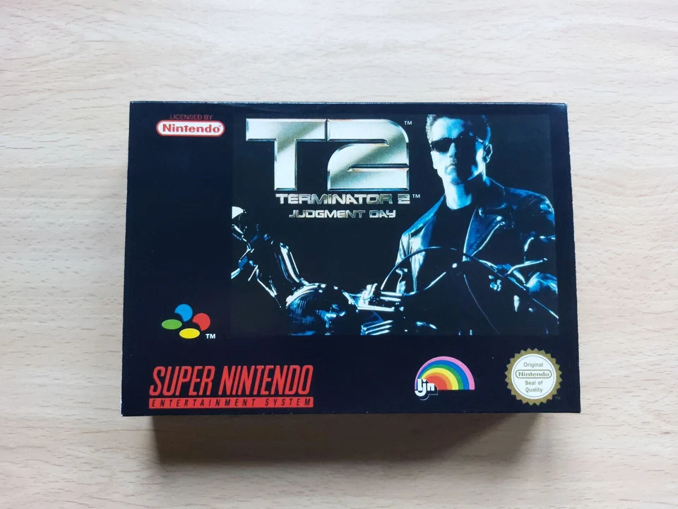 Caja y manual de reemplazo de Terminator 2 Judgment Day - Imagen 2 de 4