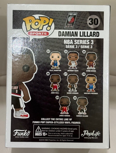 Funko Pop! Damian Lillard #30 1st Edition (RARE) Portland Trailblazers Protector - Picture 5 of 6