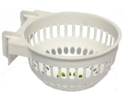 3-Pack Plastic Hanging Bird Nest Pans   Canary Finch Parakeet Cage Interior