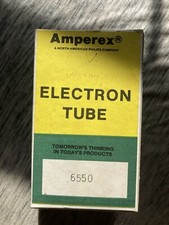 Two 6550 Tubes - Marked Amperex 6550 Made in ...