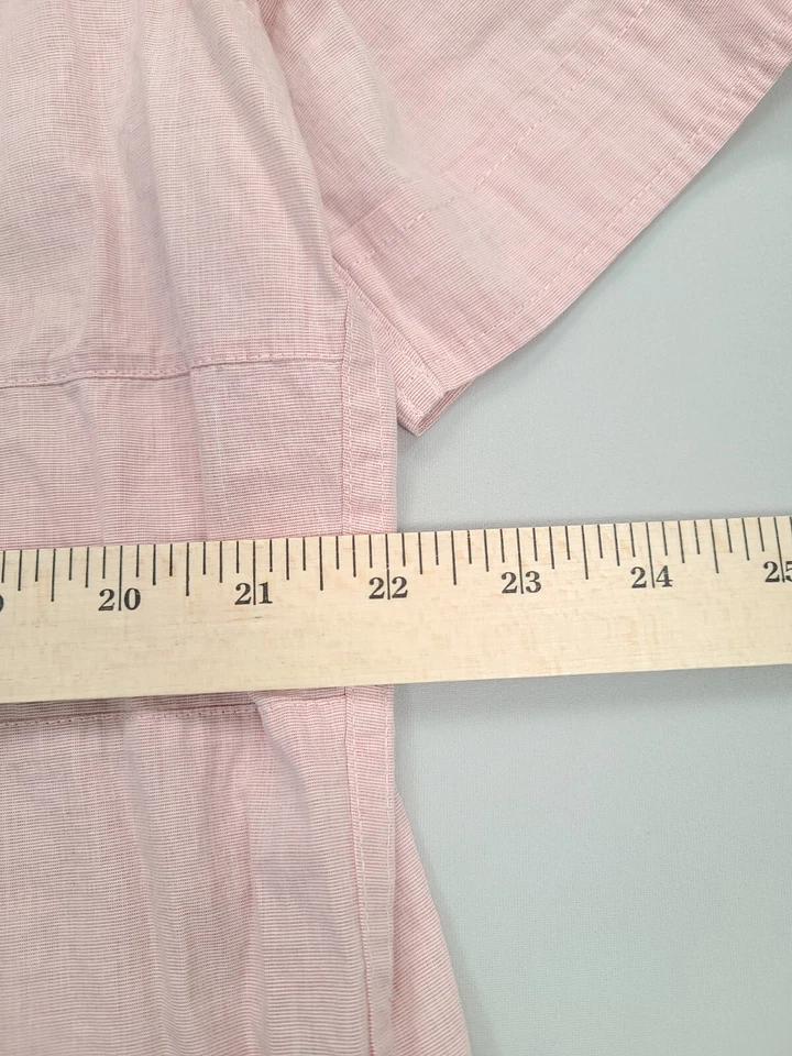 Camisa French Connection Para Hombre Extra Grande Rosa Abotonada Algodón Foto 4 de 4