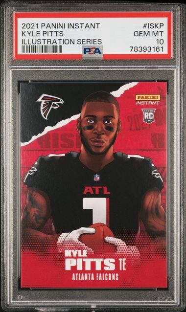 Kyle Pitts Panini Instant Illustration Series #ISKP Base