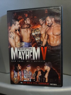 ROH Manhattan Mayhem V 2013 DVD Ring Of Honor WWE AEW NXT TNA PWG ECW
