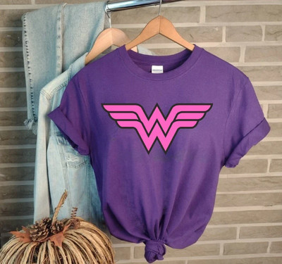 Wonder Woman Shirt, Wonder Women Pink 