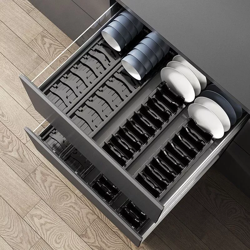 40cmBowl/Dish Drainer Rack Organizer Storage Cabinet Drawer Plate Holder  Kitchen