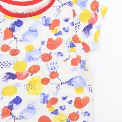 T-shirt Basique Fille Nutmeg – Noir, Manches Longues, 100% Coton, Taille 3-4 Ans