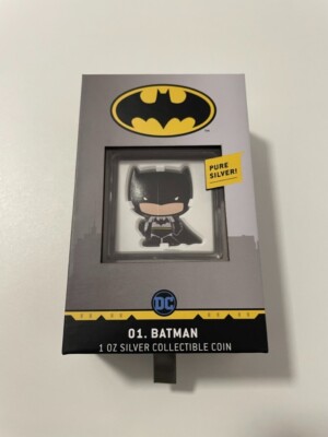 Batman Chibi 1 oz Silber PP Farbe Niue Island NZ Mint 2020 DC Comics #01