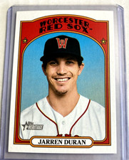 2021 Topps Heritage Minor League #9- JARREN DURAN Rookie RC Card.. rookie card picture