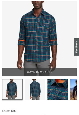 T-shirt de randonnée à manches longues Eddie Bauer pour homme