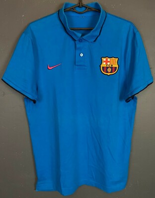 FC Barcelona 2010年 ポロシャツ 【貴重】 MENS NIKE FC BARCELONA 2010/2011 POLO SOCCER FOOTBALL SHIRT JERSEY
