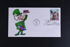 June 30 2005 FDC USA Scott # 3913 Libert Hand-Drawn Cachet VF Cover Mad Hatter