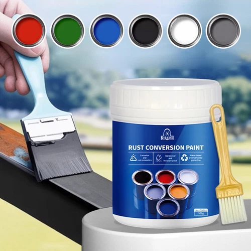 Rust Converter, Weatherproof Rust Converter Paint for Metal, Metallic Paint 300g - Picture 3 of 26