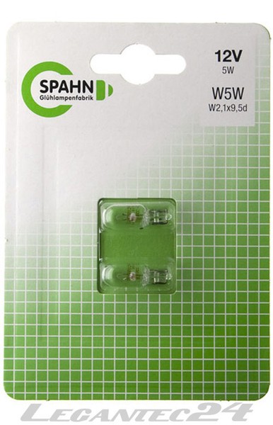 GlüHlampe 12V 5W W2,1X9,5D Blister GlüHbirne Lampe Birne 12Volt 5Watt Neu-image
