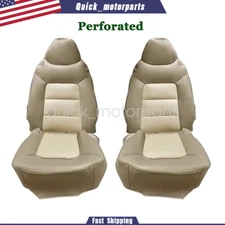 For 03-06 Ford Expedition Eddie Bauer Replacement Leather Seat Cover 2-Tone Tan