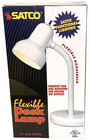 NIB Satco Model 77-538 White Flexible Goose desk lamp