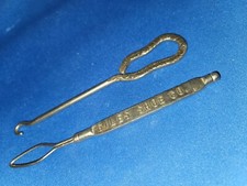 Vintage shoe button hooks