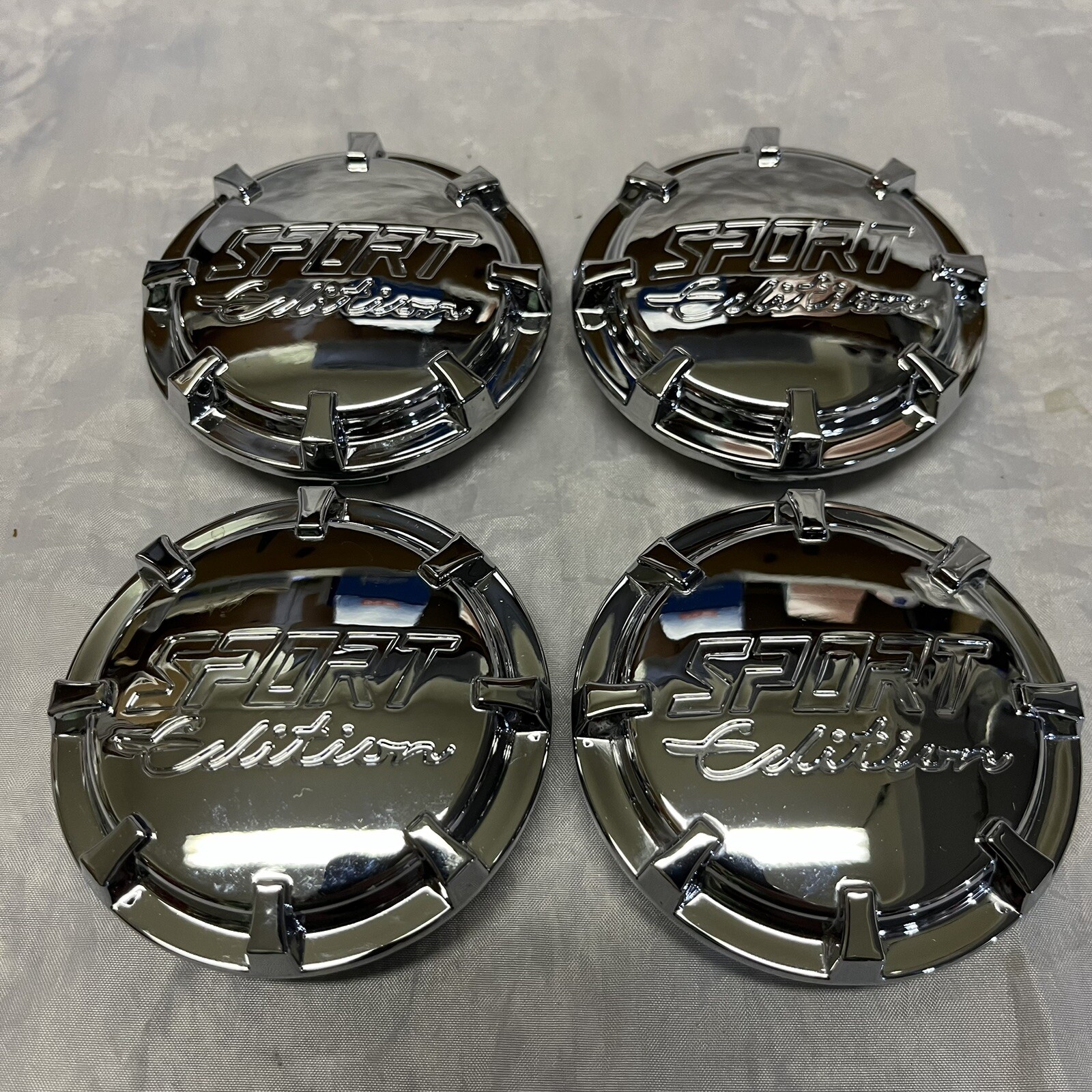 Set Of 4 Sport Edition Center Caps Wheel Hub Covers 5386-CAP Good Clips ...