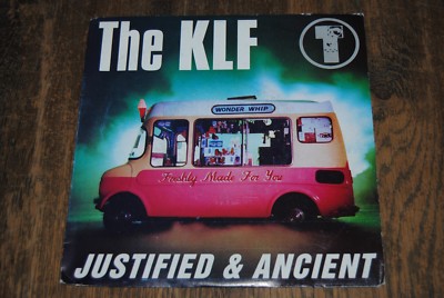 THE KLF ''Justified & Ancient'' 7'' SINGLE VINYL (1991)