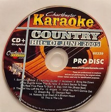 60339  COUNTRY HITS  CHARTBUSTER  KARAOKE CDG DISC