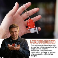 Mini Grinder Keychain, Mini Grinder Key Pendant for Backpacks