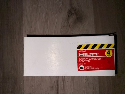 hilti 337902 powder actuated booster 25 cal B5 4 medium 25 Strips 10 Shots