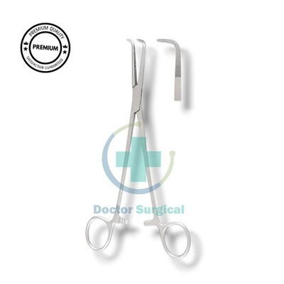 Kantrowitz Thoracic Forceps, 10'' , Delicate, Right Angled Jaws, Premium