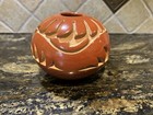 VTG Naranjo Native American Redware Santa Clara Pueblo Pottery Vase 6” Dia. — photo 1